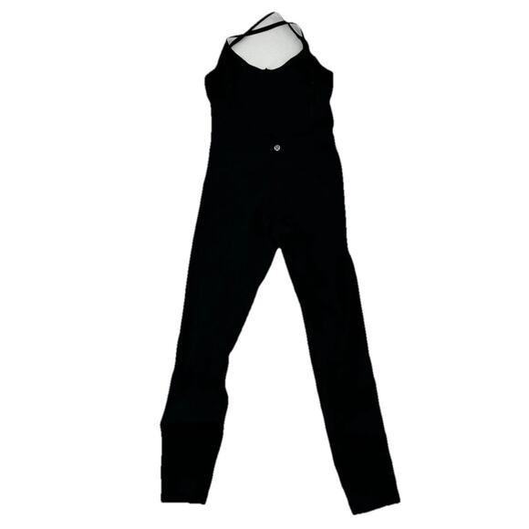 Lululemon Size 2 ? Women Align™ Cross-Back Bodysuit 25" Black 11-5k - Picture 8 of 11